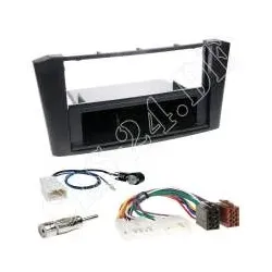 Autoradio 1-DIN Einbaurahmen Radioblende+Adapterkabel Einbauset für Toyota Av...
