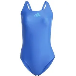 ADIDAS Damen Badeanzug 3 Bar Logo, Größe 34 in Blau Blau