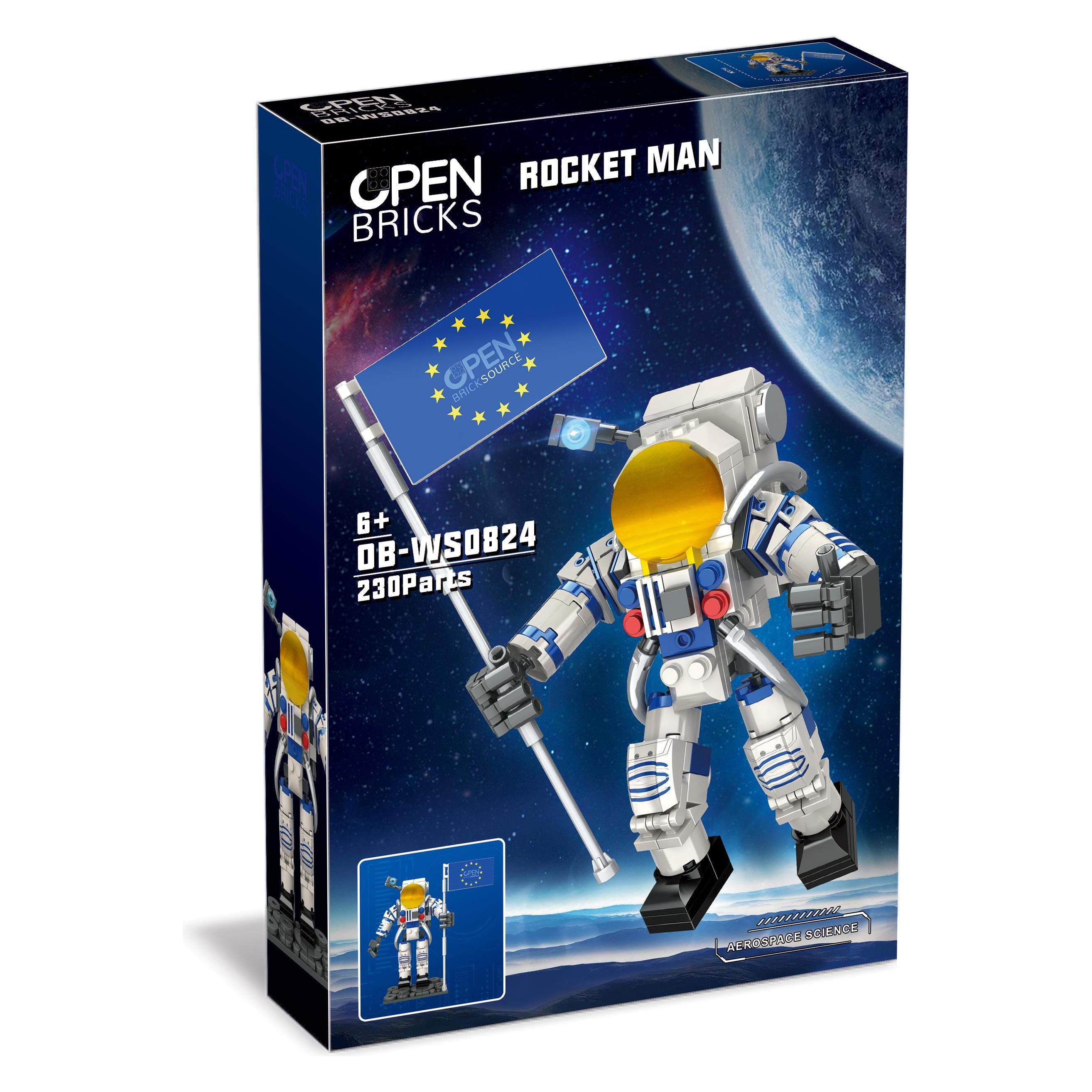 Open Bricks OB-WS0824 Rocket Man Bausatz (OB-WS0824)
