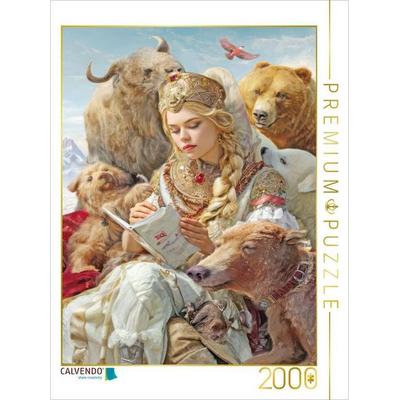 CALVENDO Puzzle Erzähle mir eine Geschichte | 2000 Teile Lege-Größe 90x67cm Foto-Puzzle für glückliche Stunden