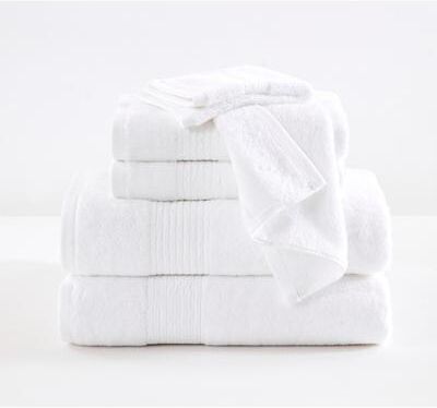 Brooklyn Loom Cotton TENCEL 6 Piece Towel Set - Towel Set