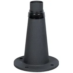 JUNIOR, Sockel für Konstsmide Leuchtenköpfe, Höhe 24.5cm, Schwarz, Aluminium KON-574-750