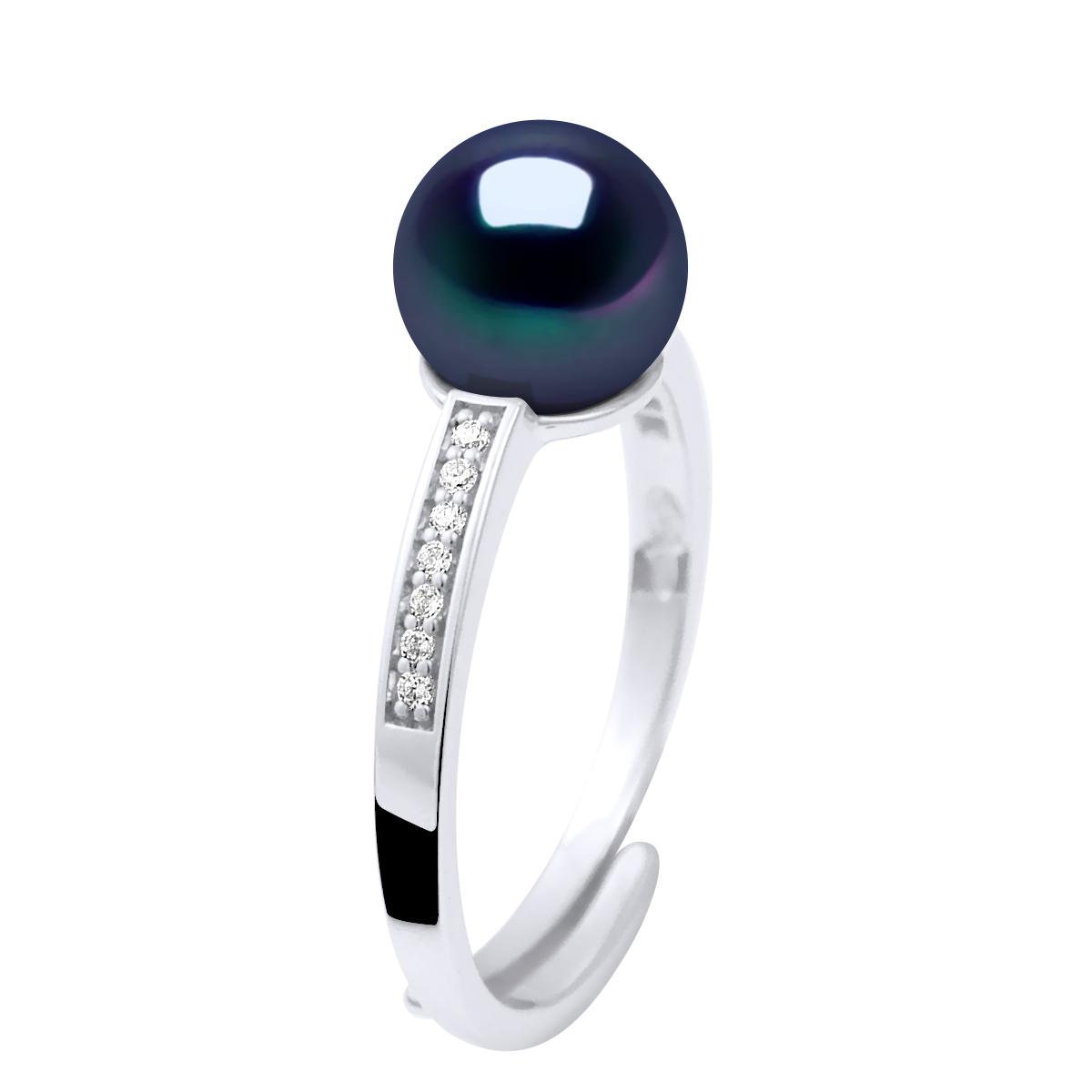 Ringen Sieraden - Echte Gecultiveerde Zoetwaterparel Rond 7-8 mm