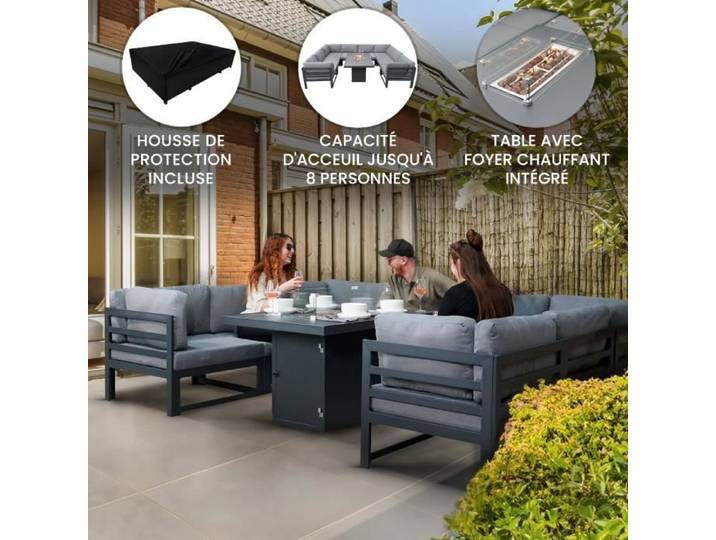 Salon de Jardin en Aluminium 8