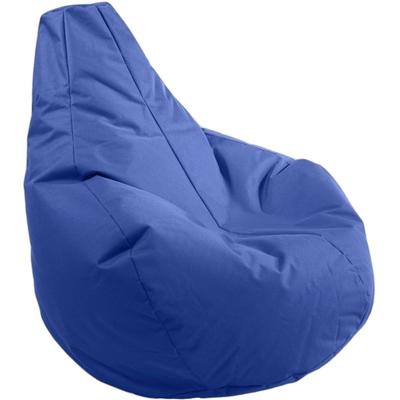 Sitzsack KINZLER "Gamer", blau (royalblau), B:100cm H:100cm, Polyester, Sitzsäcke, Sitzsack, Uni Farben, mit Rückenlehne, Outdoor geeignet, Kinderzimmer