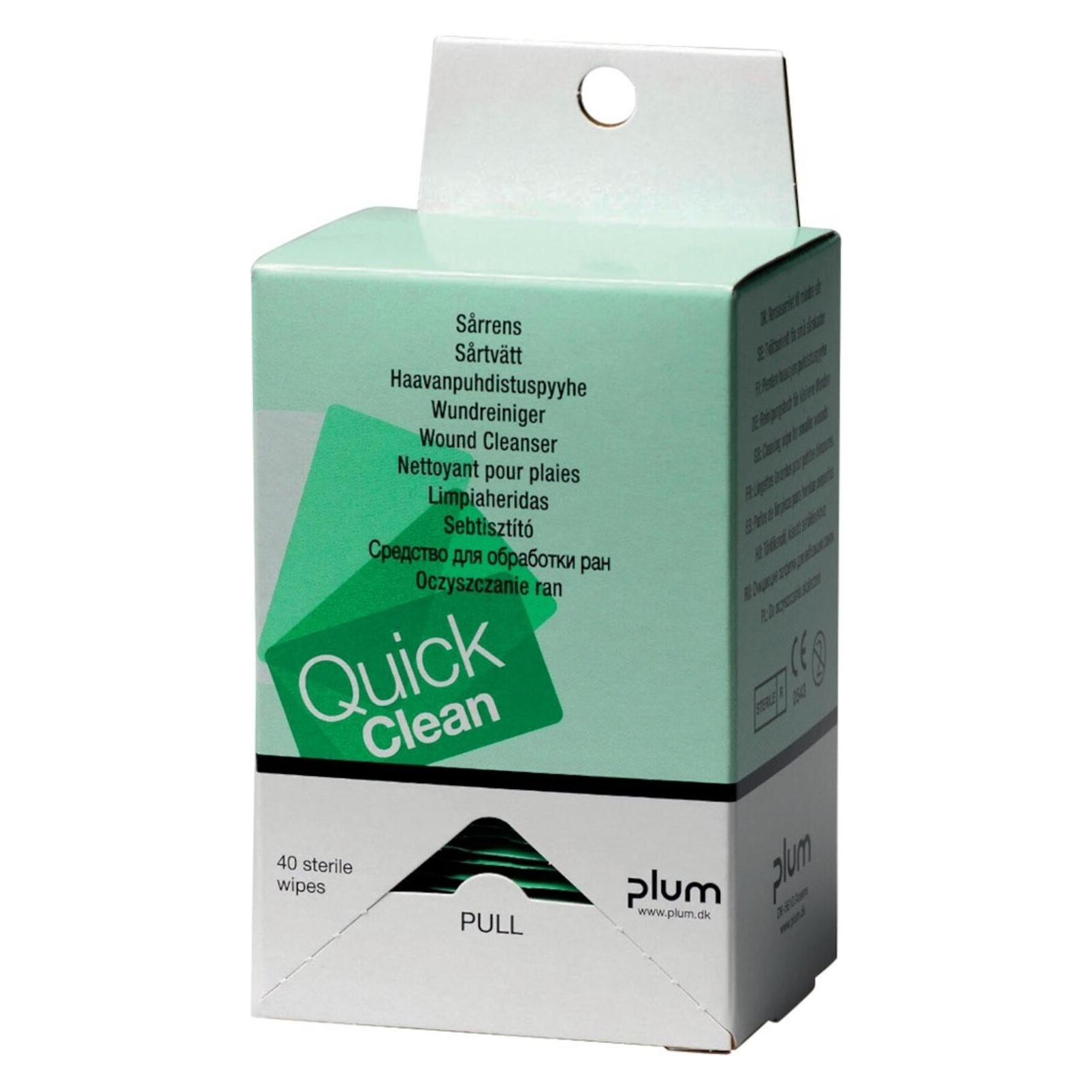 Plum Quickclean Wundreinigungstücher, 40 Stk. (40x) (5551CH)