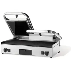 MilanToast – Doppelte glatt gerippte Glaskeramikplatte 220–240 V, 2,99 kW