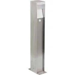 Garten-Leuchte aus Edelstahl gebürstet, LED 1,8W - 200lm 600mm hoch, mit Bewegungsmelder Evenes