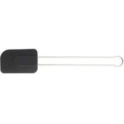 Eva teigschaber rostfrei + silikon schwarz 28 cm eva