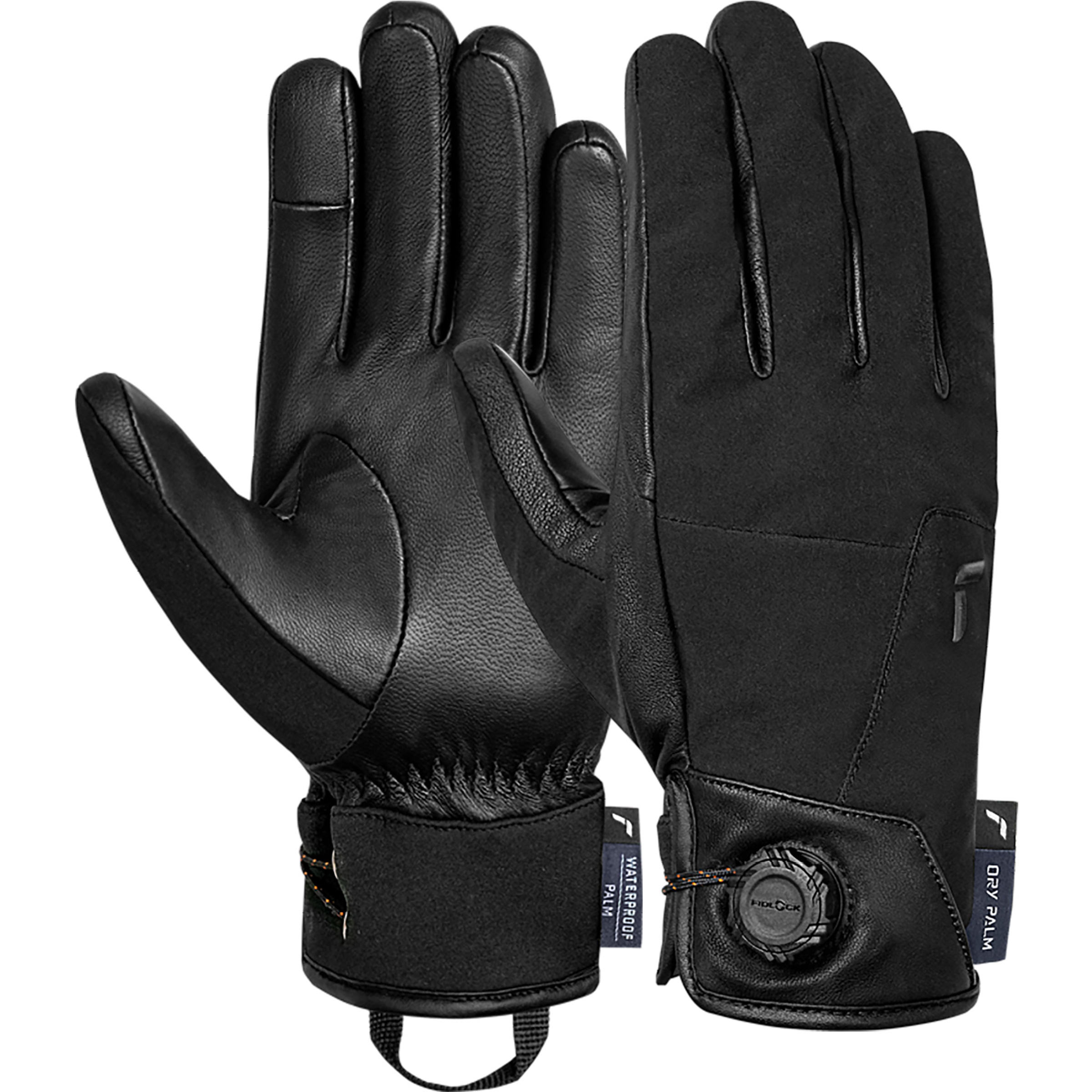 Reusch Roy Dry Palm Fidlock Skihandschuhe schwarz Größe 9 Skifahren Winddicht Wasserabweisend