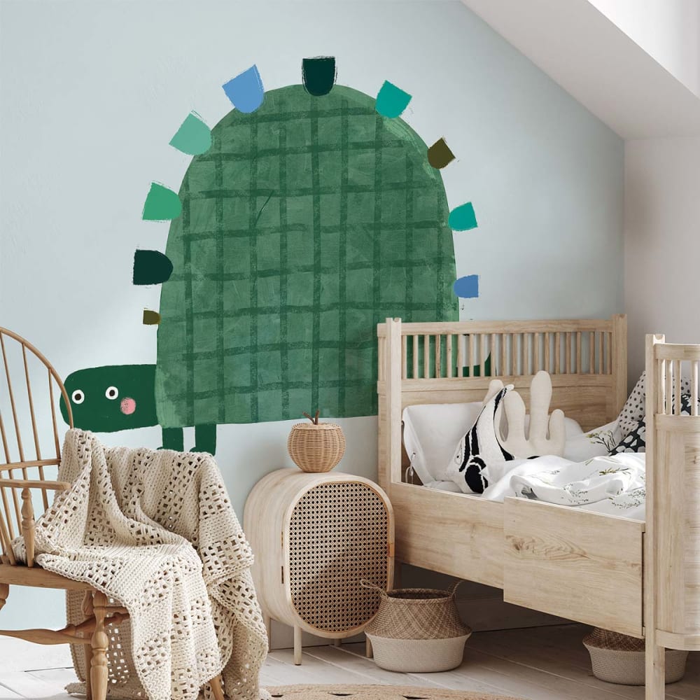 Hexoa Papel pintado infantil tortuga caimán 312x270cm