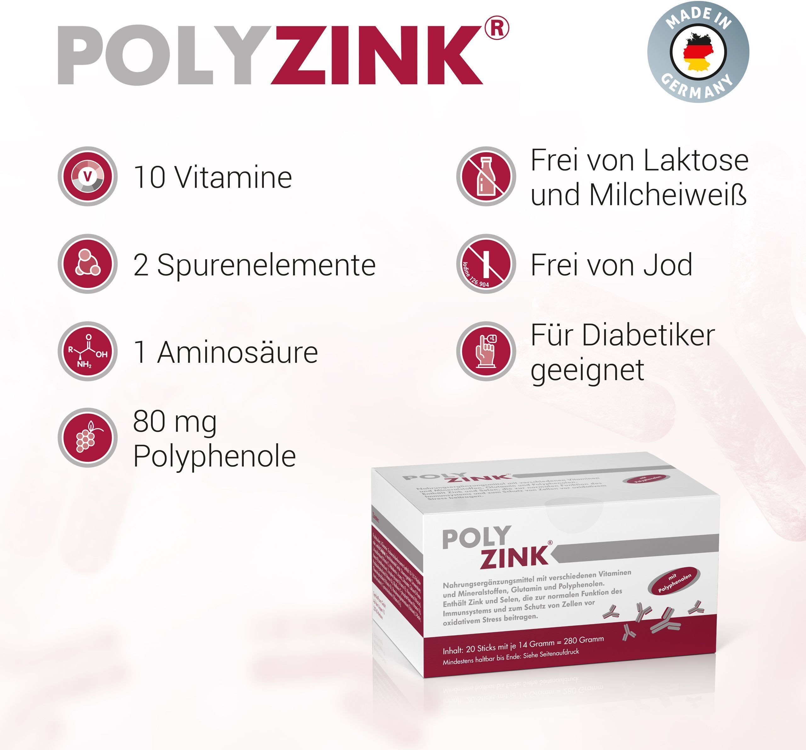 Polyzink Beutel 2x 2x20 St