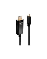Lindy 2m USB Typ C an HDMI 4K60 Adapterkabel mit HDR 2 m (43292)