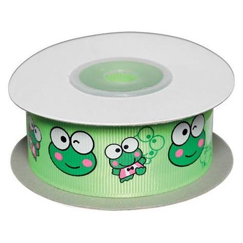 Øvrige Dekobånd Kalk m/frøer 25mm 10m (5700137406069)
