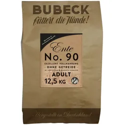Bubeck Nr. 90 Adult Entenfleisch mit Kartoffel Hundetrockenfutter Sparpaket 2 x 12,5 Kilogramm