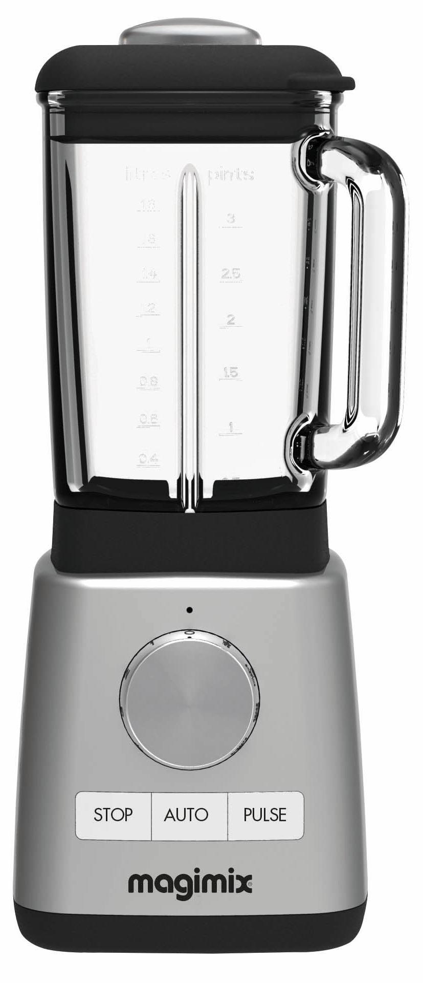Magimix 11619NL, Tischplatten-Mixer, 1,8 l, Pulsfunktion, Eis-Crusher, 1200 W, Chrom