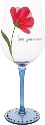 Pavilion Love You Mom Wine Glass - 16 oz