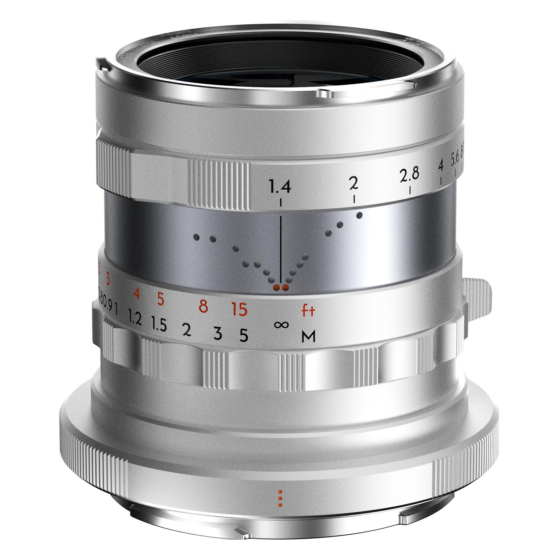 Thypoch Full-frame Photography Lens Simera 35mm f1.4 for Nikon Z Mount - Silver (Nikon Z, Vollformat) (TP-S35Z-SR)