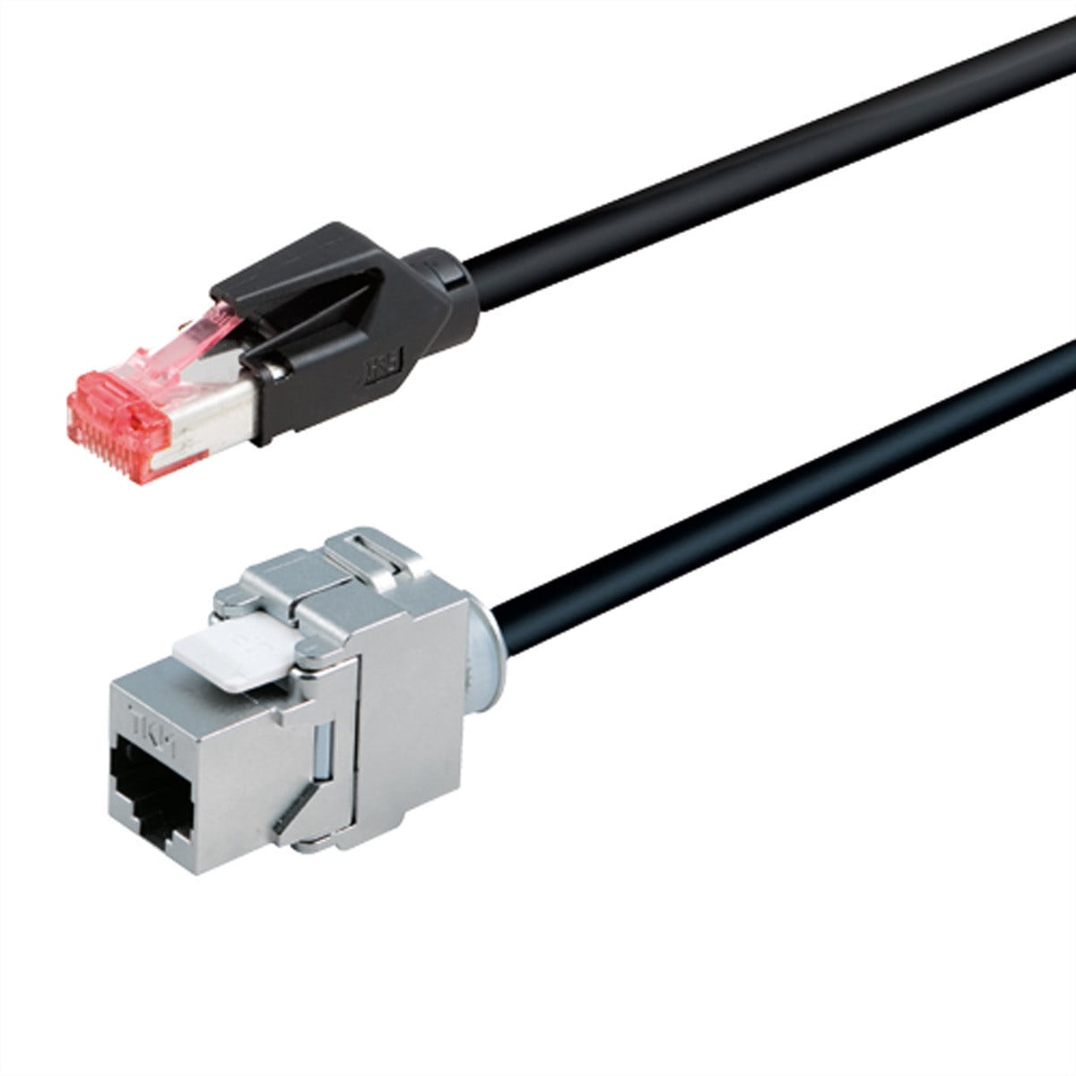 Bachmann Cat6A RJ45 TKM Keystone kabel, 5 meter