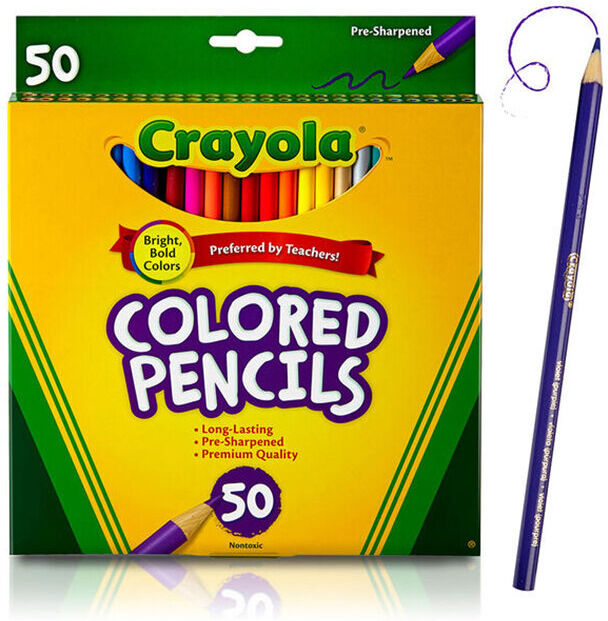 BRINQUEDO CRAYOLA LAPIS 50U