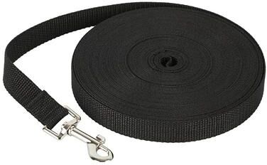 Uplift Treasures Extra Long Nylon Dog Training Leash black 3m(10ft)