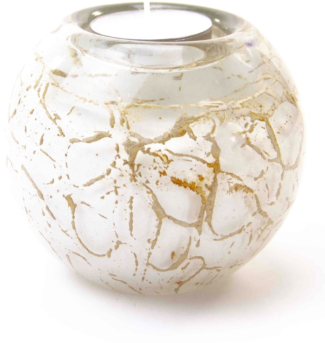 Loranto Mini urn Waxinelichthouder - Luxe Glas Urn voor Condoleance