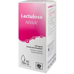 Lactulose AIWA 670 mg/ml Lösung zum Einn 1000 ml