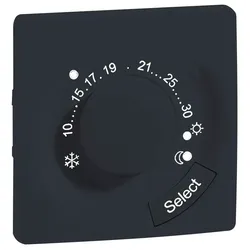 Legrand 864567 Abdeckung Thermostat Niloe Step schwarz