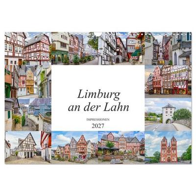 Limburg an der Lahn Impressionen (Wandkalender 2027 DIN A3 quer), CALVENDO Monatskalender