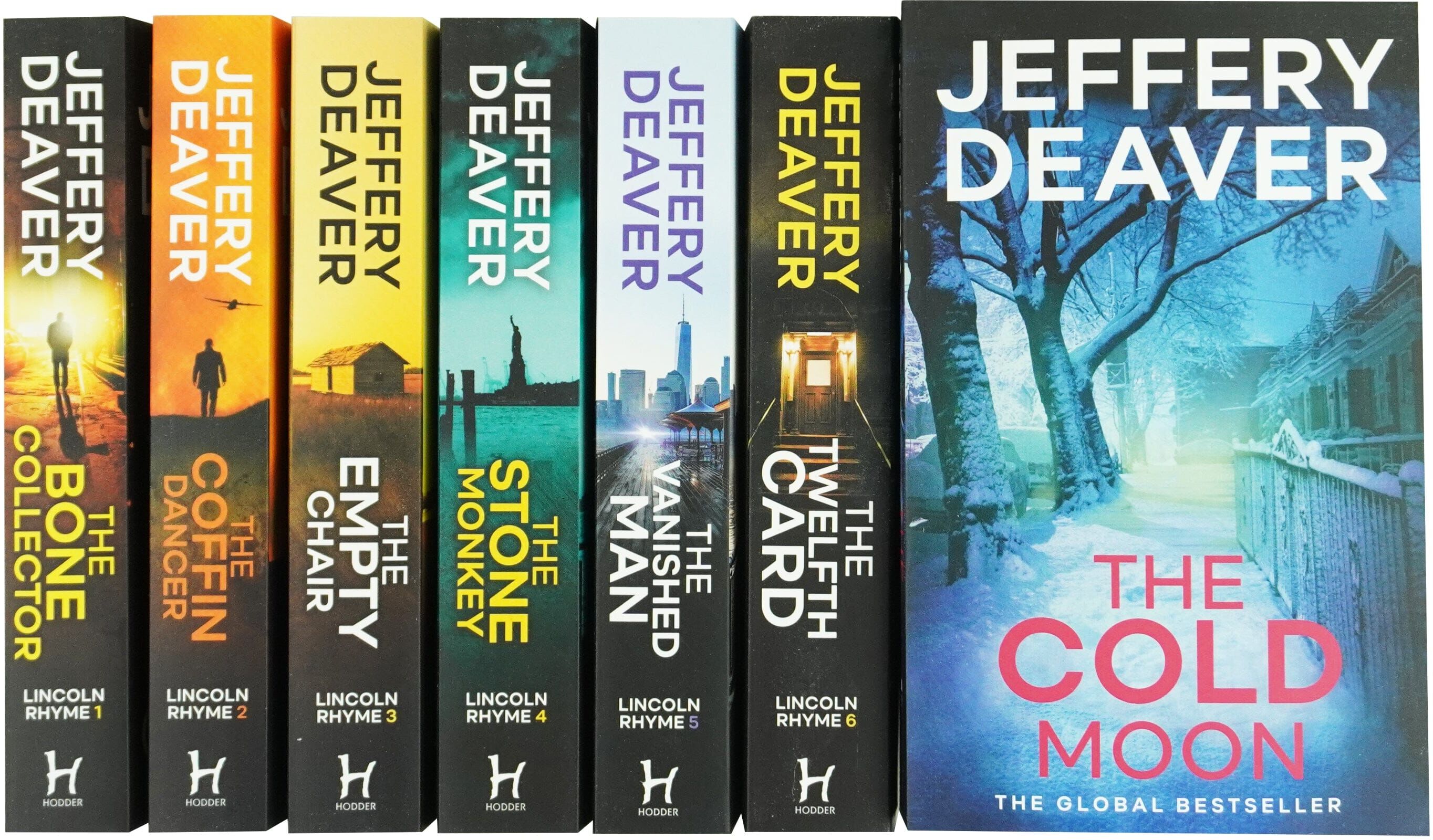Lincoln Rhyme Thrillers Series By Jeffery Deaver 7 Books Collection - Fiction - Paperback Hodder & Stoughton