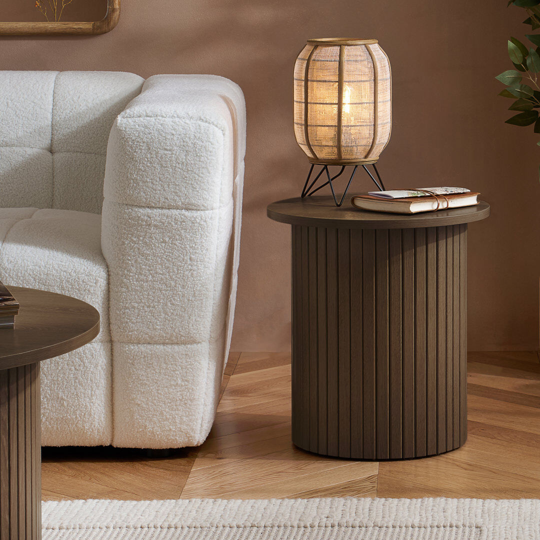17 Stories Suire End Table Walnut/Walnut 48cm H X 45cm W X 45cm D
