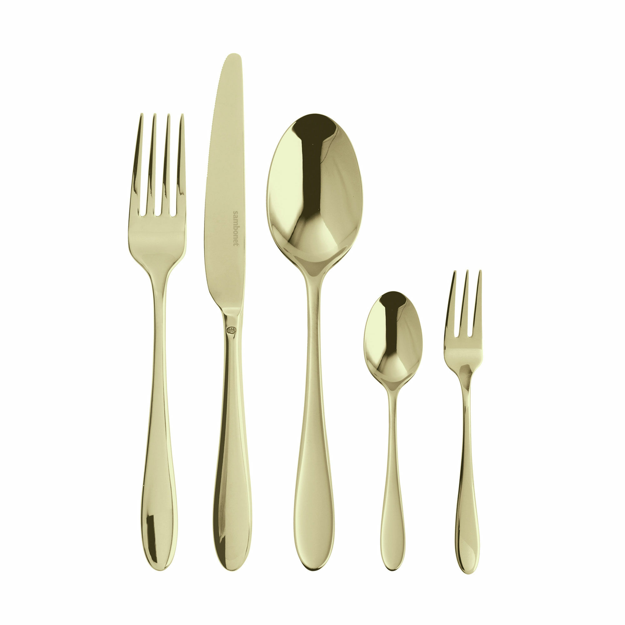 Sambonet Besteckset Velvet Champagne 30-teilig