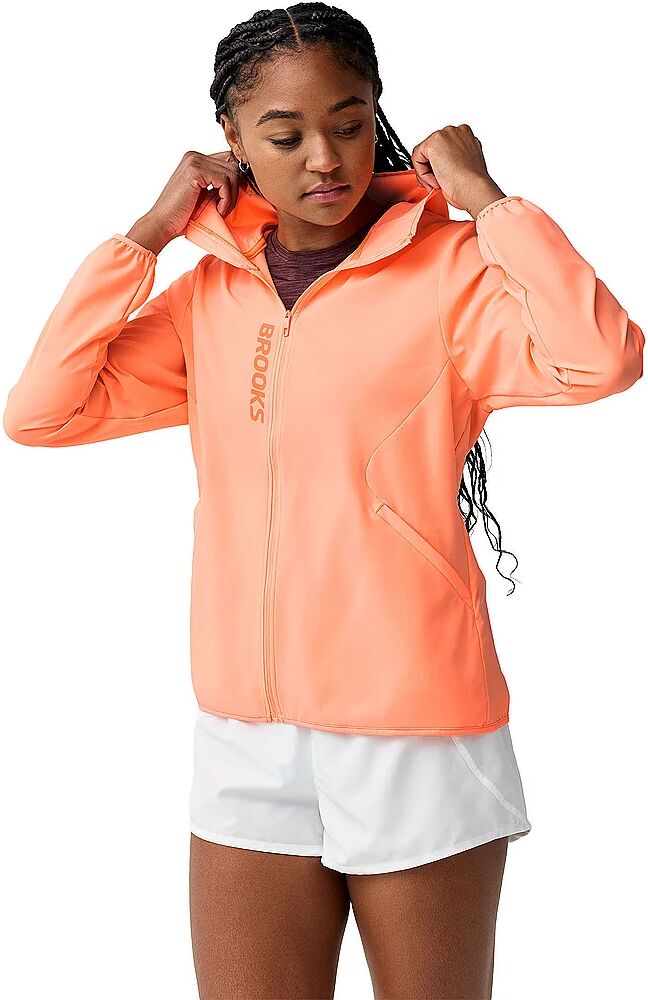 BROOKS Damen Laufjacke Canopy koralle   S W