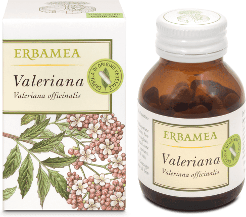 ERBAMEA Srl Valeriana - Integratore Rilassante Naturale - 50 Capsule - RelaxMente