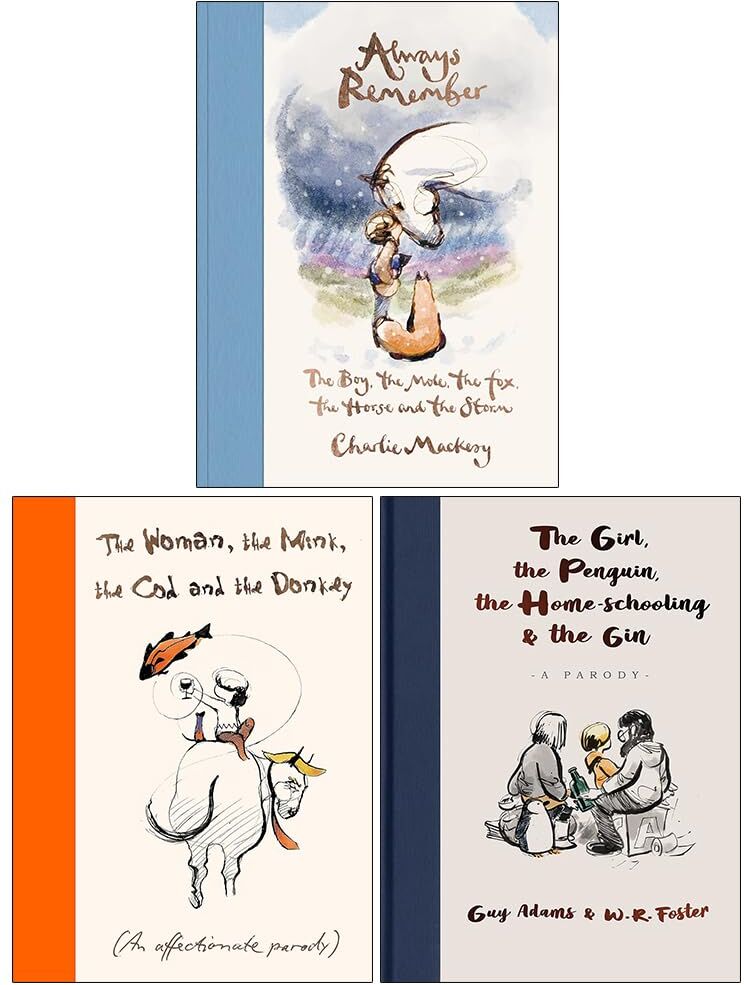 Ebury Press/Sphere/John Blake ltd Always Remember, The Woman the Mink the Cod and the Donkey and The Girl the Penguin the Home-Schooling and the Gin 3 Books Collection Set