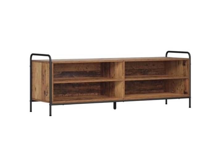 vidaXL TV-Schrank 140 x 39,5 x 50 cm Altholz Holzwerkstoff Klare Linien und minimalistische Details, Bietet viel Platz für deine Sachen, Aus verzinktem Stahl für lange Haltbarkeit
