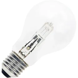Halogenbirne | Große Fassung E27 | Standardbirne | Klar | 55mm | 42W | 2000 Stunden | Dimmbar | 630 Lumen