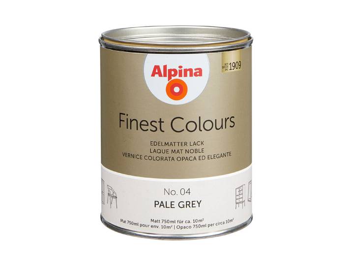 Alpina Lack Finest Colours Pale Grey 0.75 l Matt