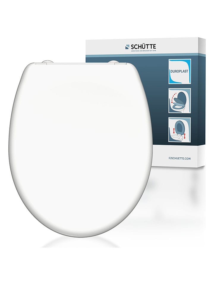 Schütte WC-Sitz mit Absenkautomatik in Weiß - onesize