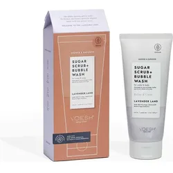 Duschmittel, Sugar Scrub + Bubble Wash - Lavender Land (210 ml)