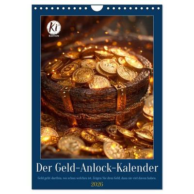 Der Geld-Anlock-Kalender (Wandkalender 2026 DIN A4 hoch), CALVENDO Monatskalender