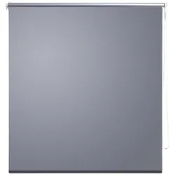 Helloshop26 - Graues Verdunklungs-Rollo 160 x 175 cm Fenster Vorhang Sichtschutz Rollladen