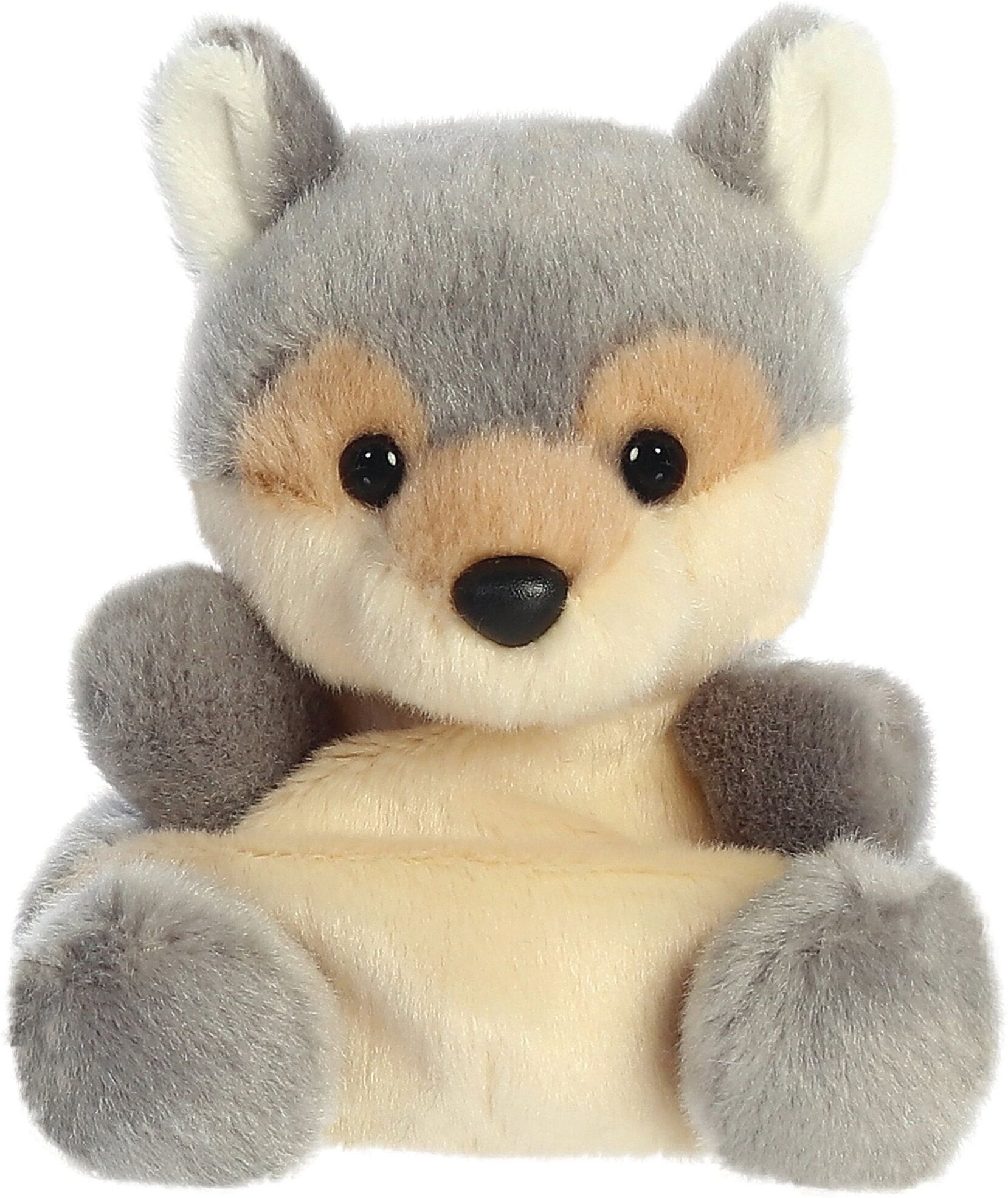 Aurora Palm Pals Lucian Wolf 5in Stuffed Animal Toy