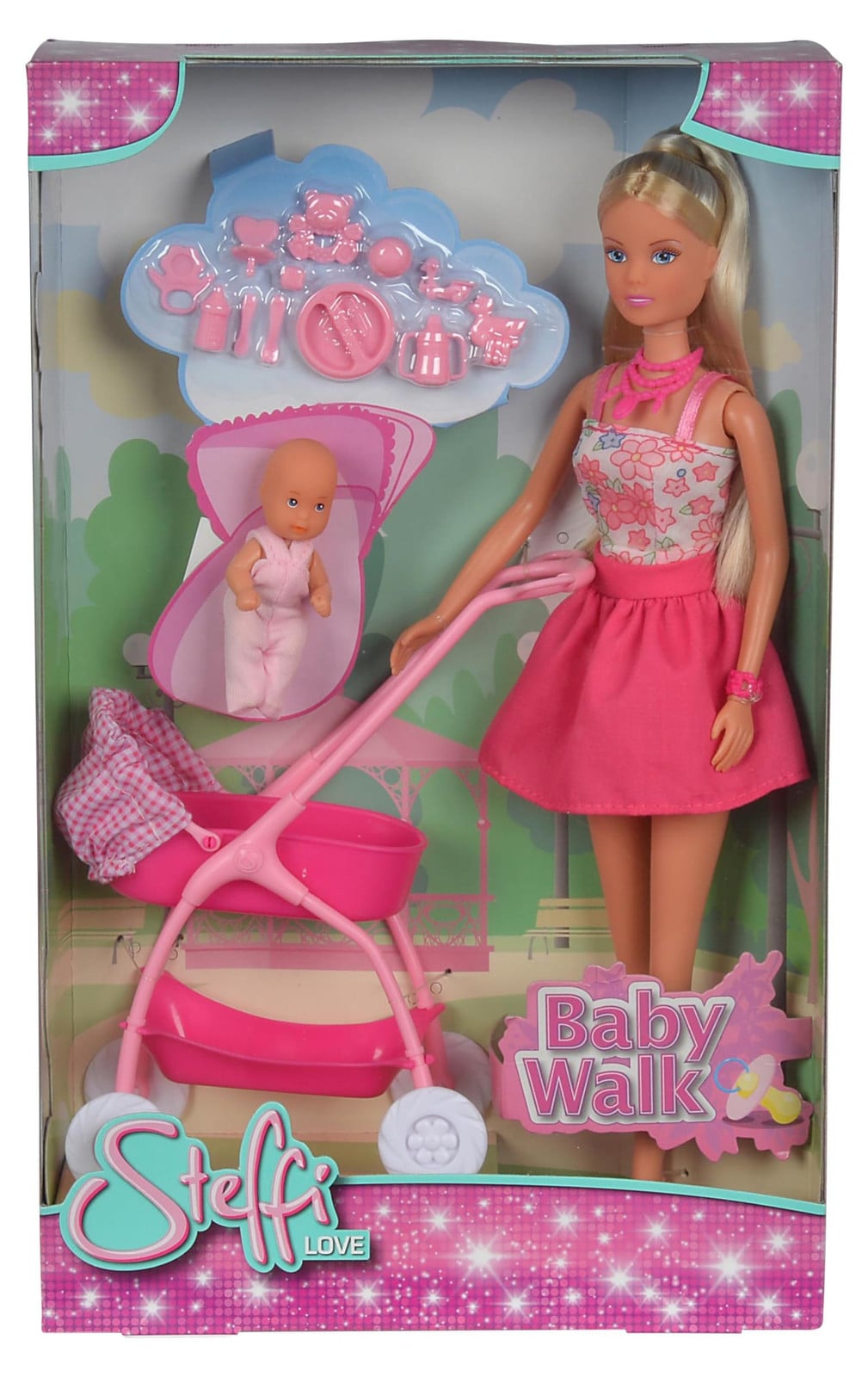 Simba Steffi Love Baby-wandelwagen, Roze