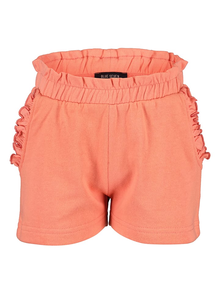 Blue Seven Shorts in Orange - 104