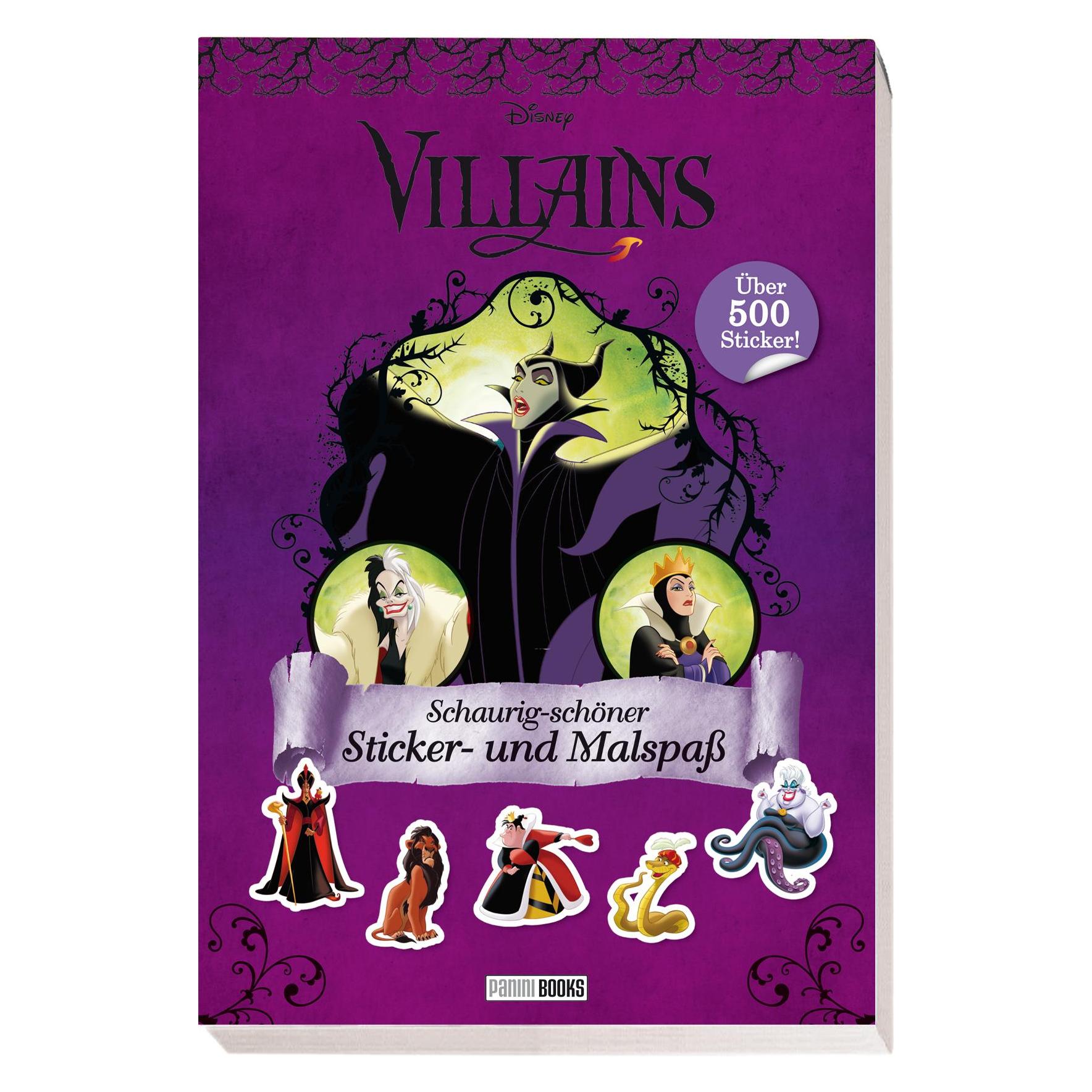 Panini Disney Villains: Schaurig-schöner Sticker- und Malspass (500 Sticker) (36207592)