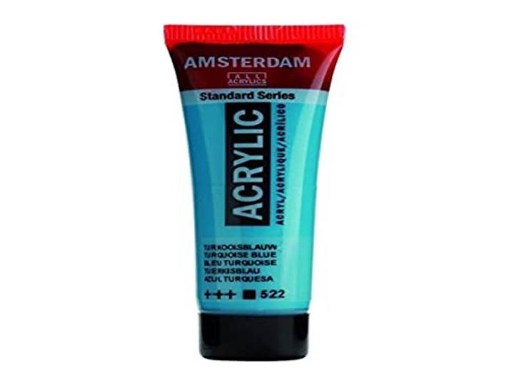 Royal Talens Amsterdam acryl opgegeven kleuren en maten Turquoise Blue 20ml