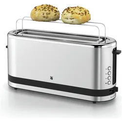WMF Kuemi 1-Schlitz/Langschlitztoaster (414120011), Cromargan matt, Toaster, Silber