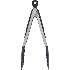 OXO Grillzange Good Grips 1101880, 22cm, Griff gummiert, aus Silikon / Edelstahl