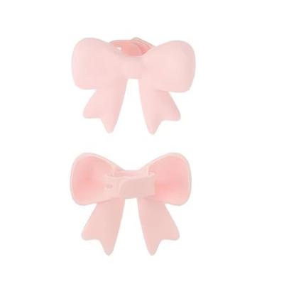 2er-Pack Silikon-Schleifen-Kopfhörer-Accessoires, süße Ohrhörer-Verzierungen, Kopfhörerclip-Dekorations-Zubehör für Damen